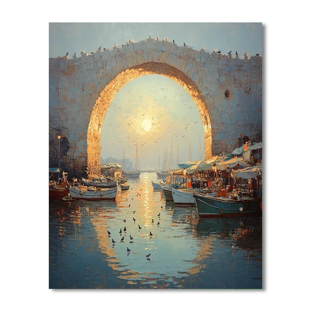 Gateway Of India Waterfront Mumbai India DIY paint by numbers