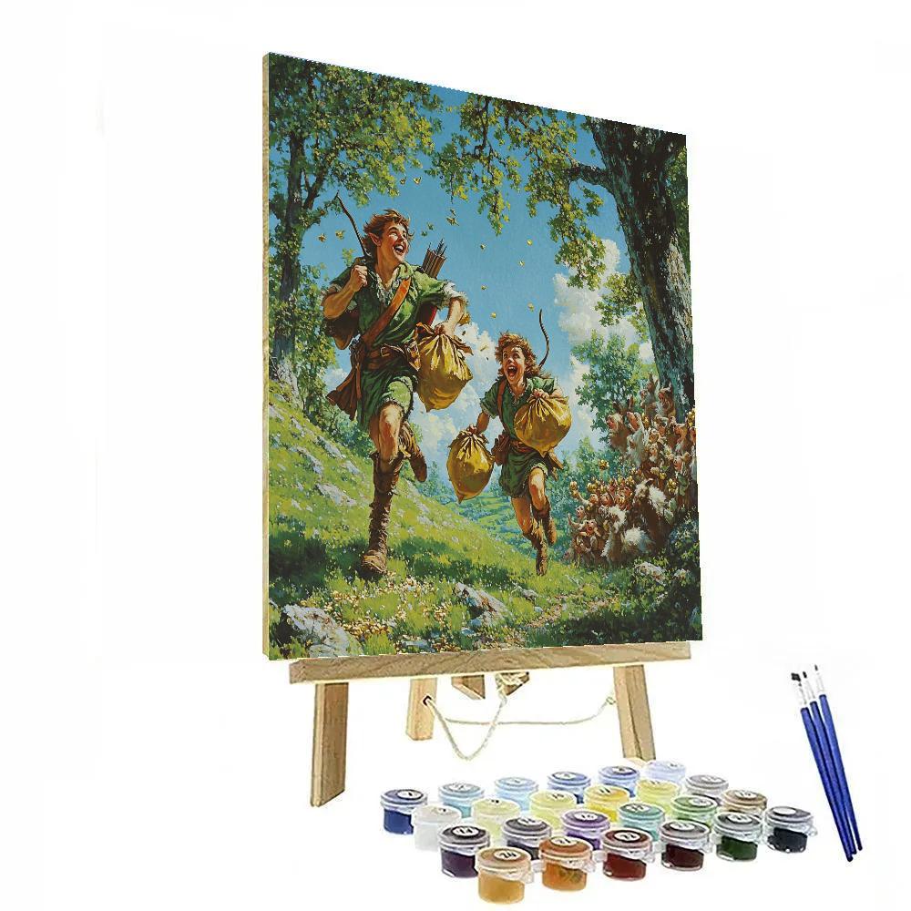 Robin Hood’s Merry Chase - Disney Inspired Painting by numbers kit