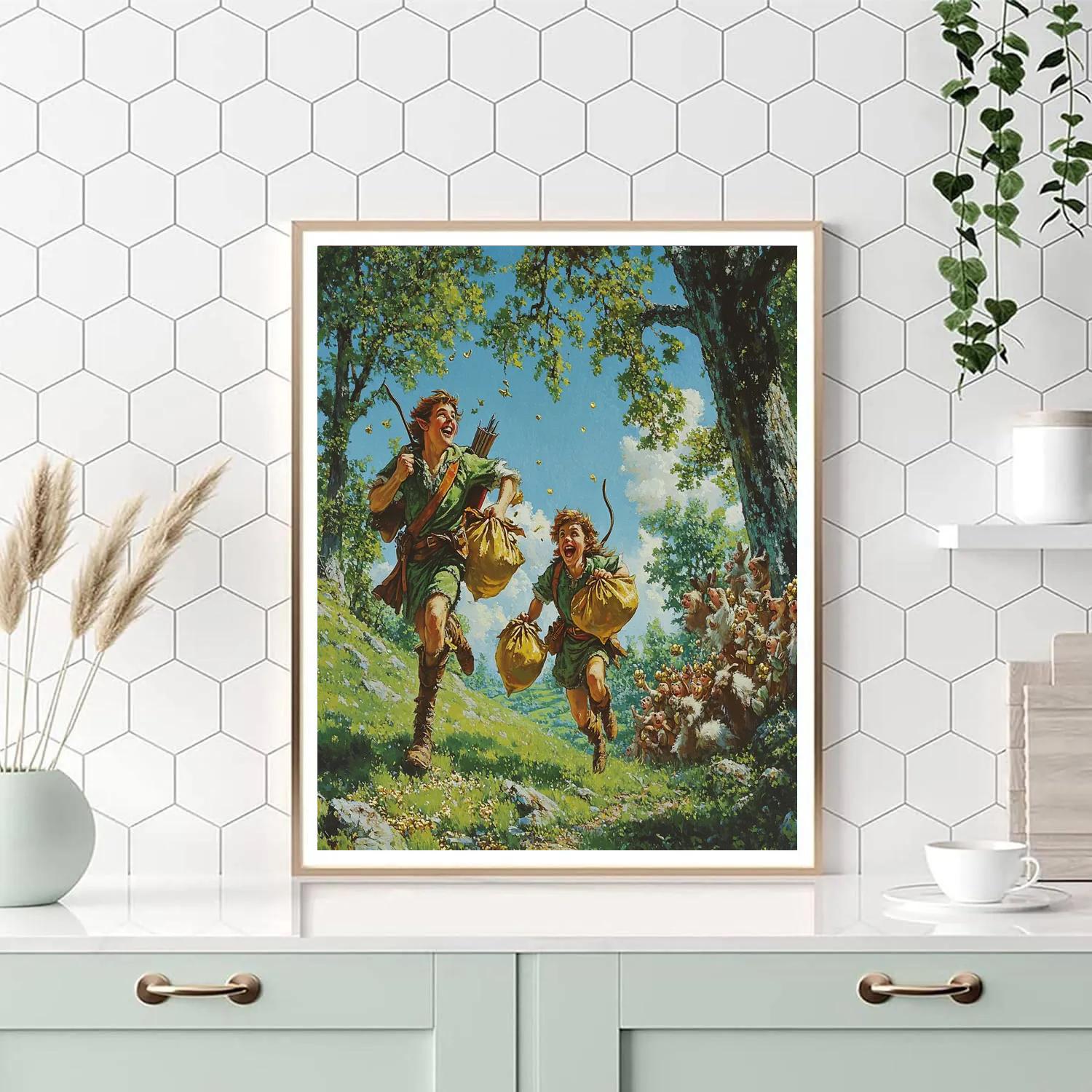 Robin Hood’s Merry Chase - Disney Inspired Painting by numbers kit