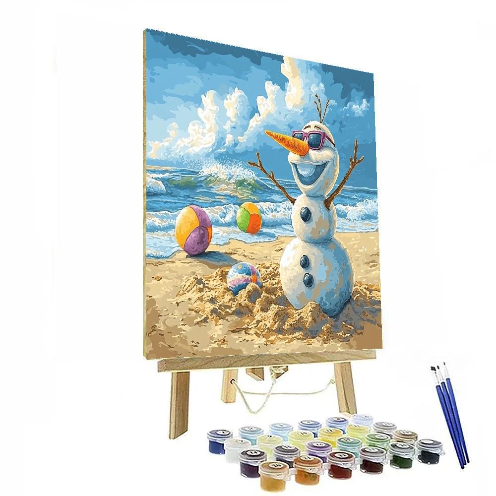 Olaf’s Summer Adventure - Disney Inspired Paint by numbers kits