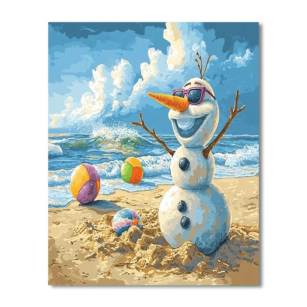 Olaf’s Summer Adventure - Disney Inspired Paint by numbers kits