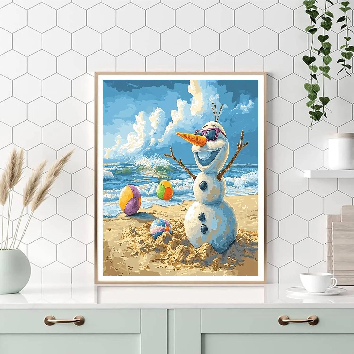 Olaf’s Summer Adventure - Disney Inspired Paint by numbers kits