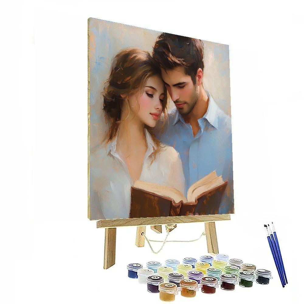 Mary Cassatt Inspired Mother And Child Reading paint by color