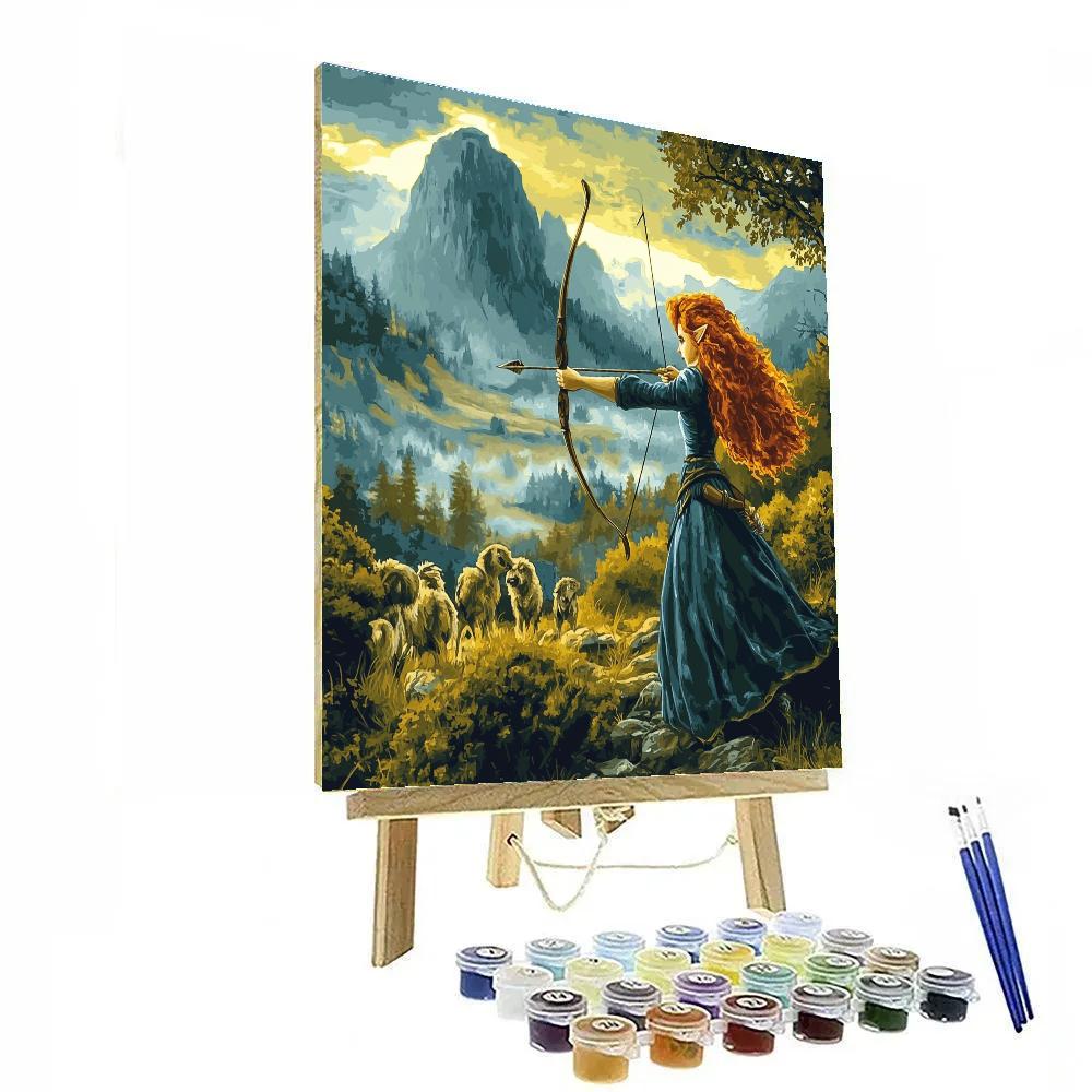 Merida’s Brave Bow - Disney Inspired Numbered painting kits