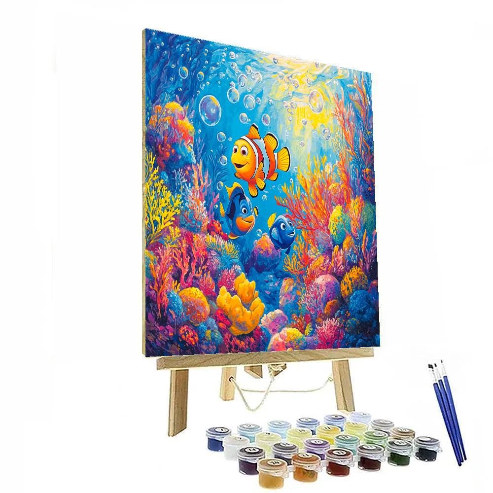 Nemo’s Ocean Friends - Disney Inspired Numbered painting kits