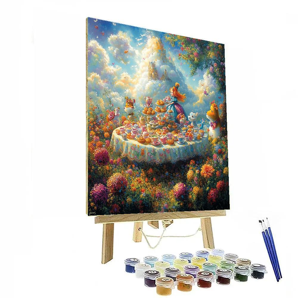 Alice’s Tea Party - Disney Inspired paint by number