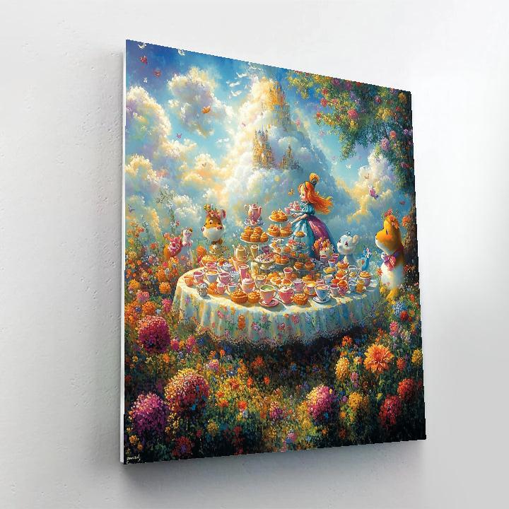 Alice’s Tea Party - Disney Inspired paint by number