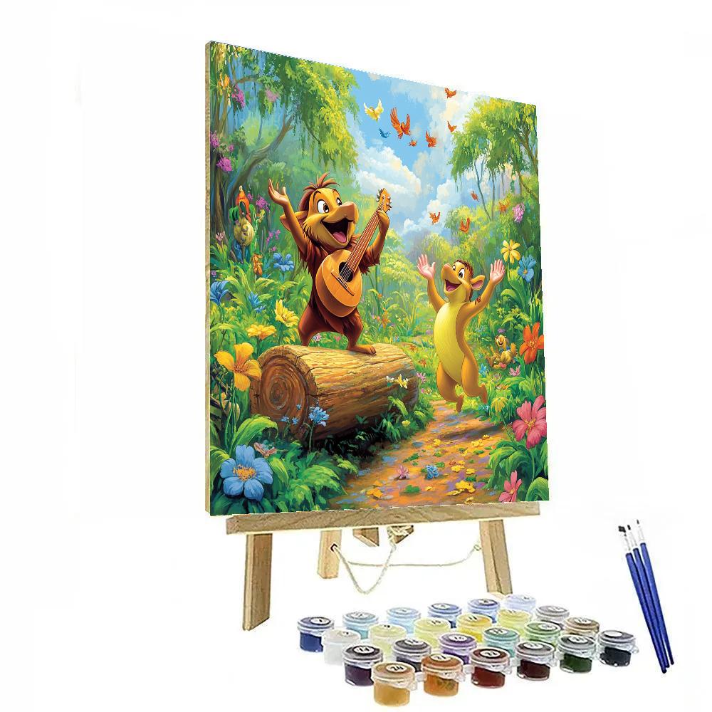 Pumbaa’s Jungle Jam - Disney Inspired Numbered painting kits