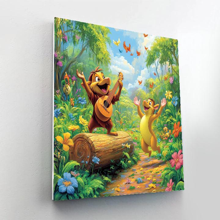 Pumbaa’s Jungle Jam - Disney Inspired Numbered painting kits
