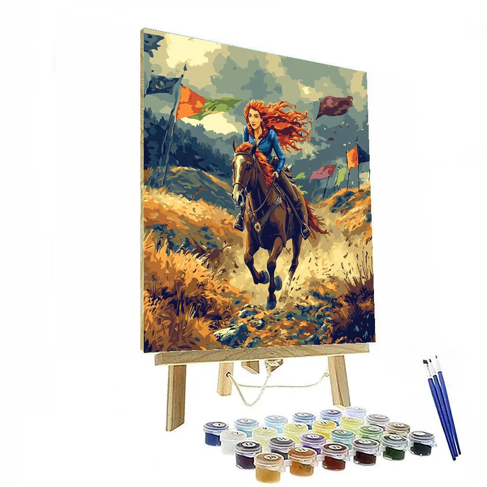 Merida’s Wild Adventure - Disney Inspired paint by numbers