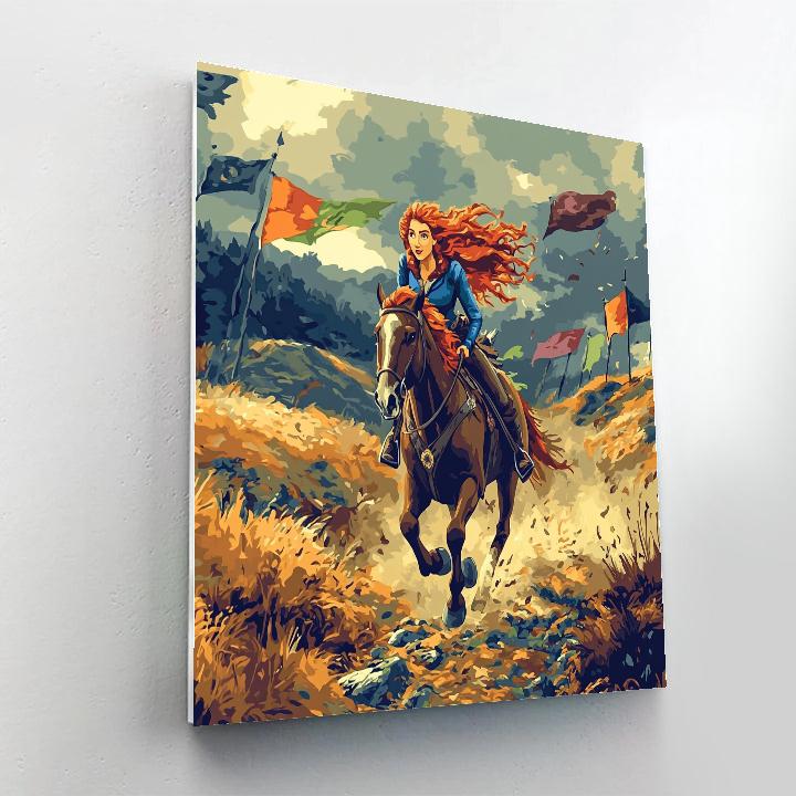 Merida’s Wild Adventure - Disney Inspired paint by numbers