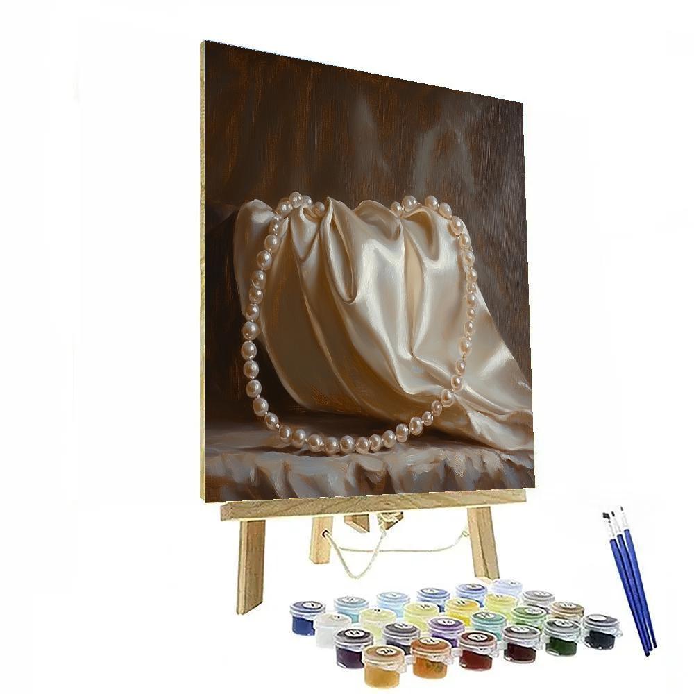 John Singer Sargent Inspired White Dress Portrait Numbered painting kits