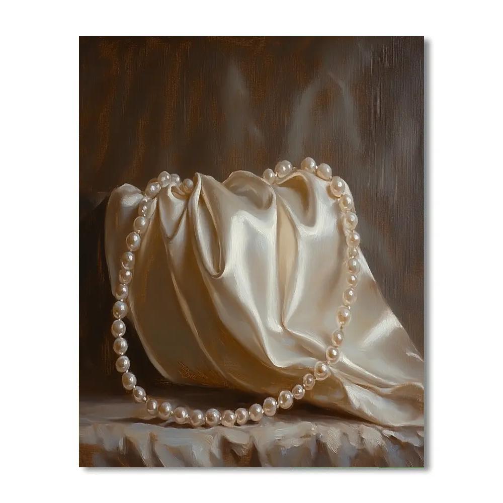 John Singer Sargent Inspired White Dress Portrait Numbered painting kits