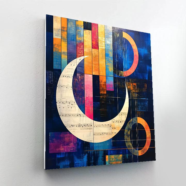 Kandinsky Inspired Orbits In Motion Paint by numbers art