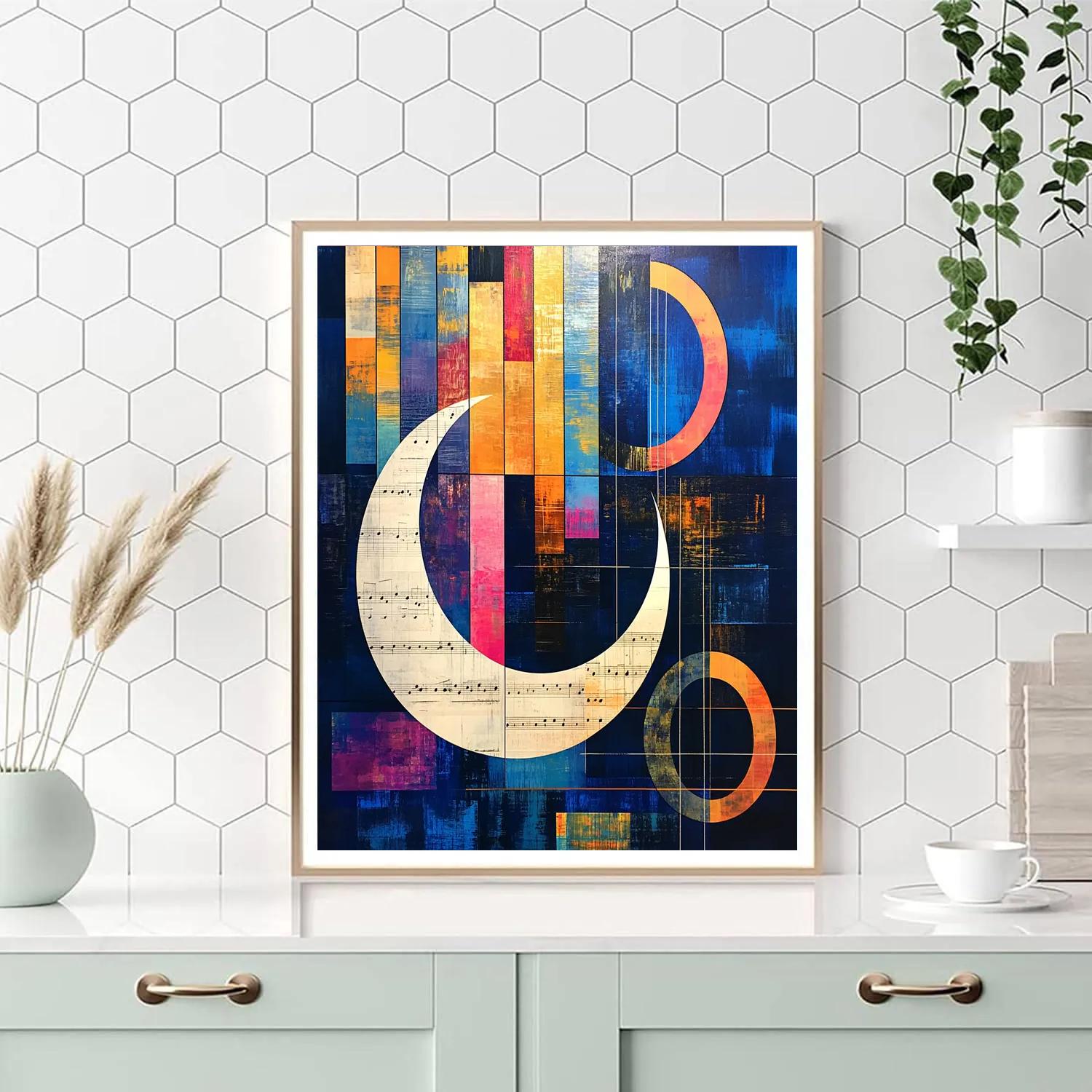 Kandinsky Inspired Orbits In Motion Paint by numbers art