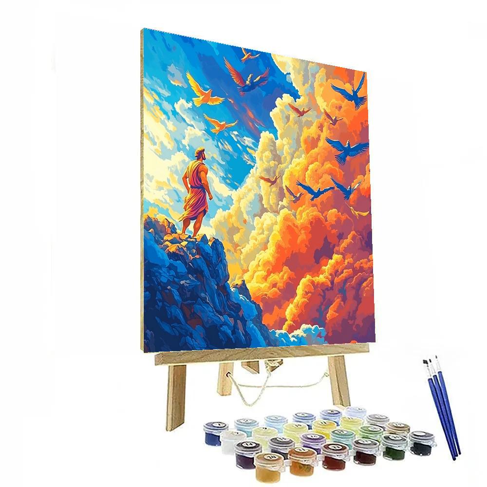 Hercules’s Hero Training - Disney Inspired Number painting