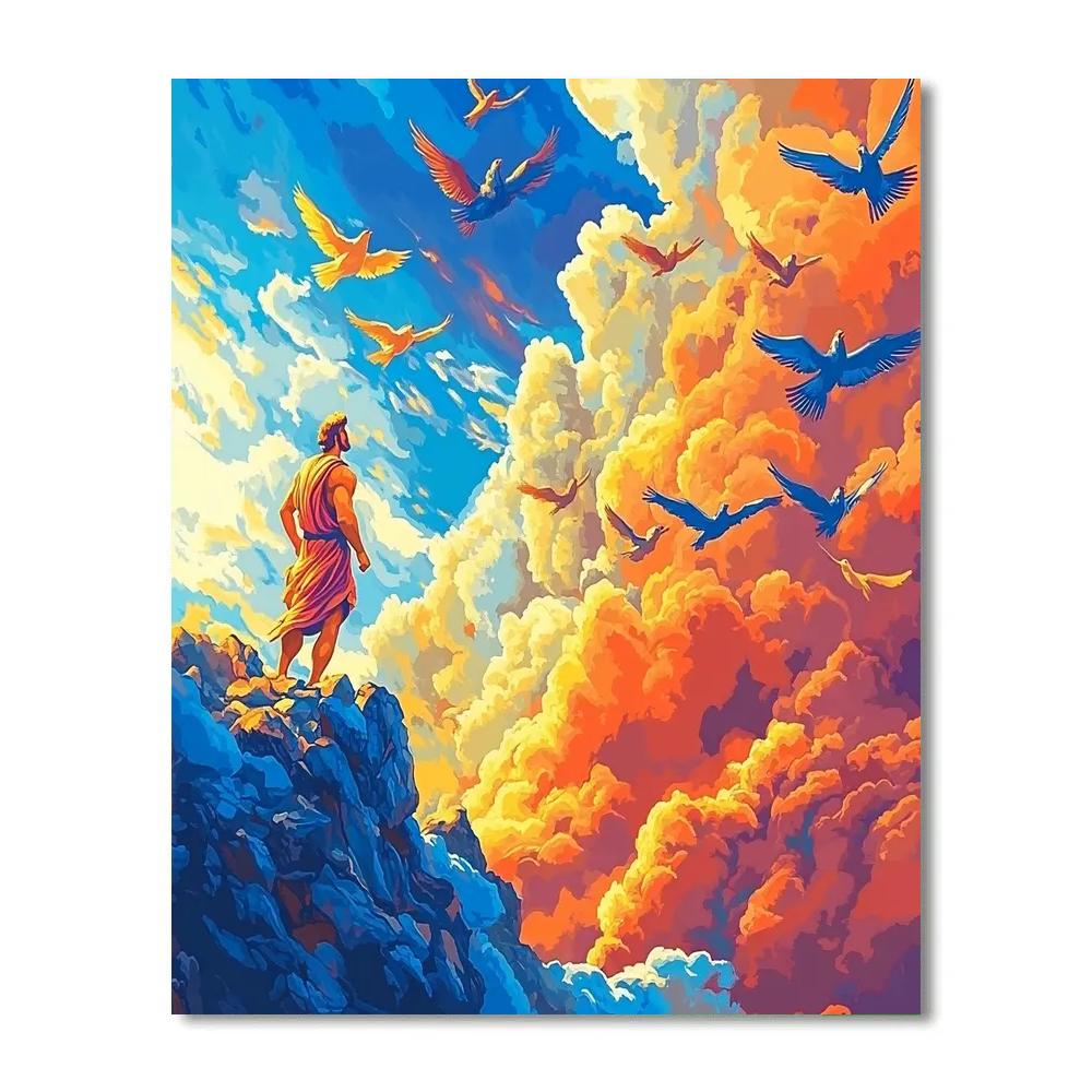 Hercules’s Hero Training - Disney Inspired Number painting