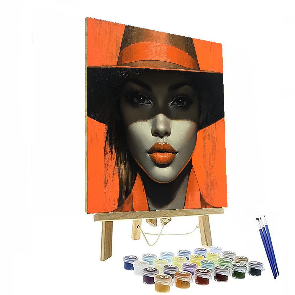 Amedeo Modigliani Inspired Reader With Hat DIY paint by numbers