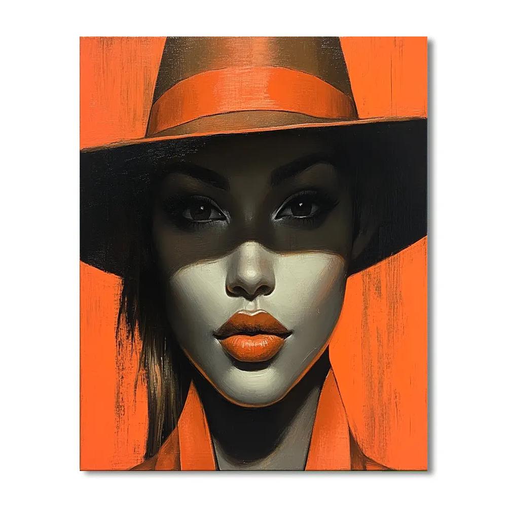 Amedeo Modigliani Inspired Reader With Hat DIY paint by numbers