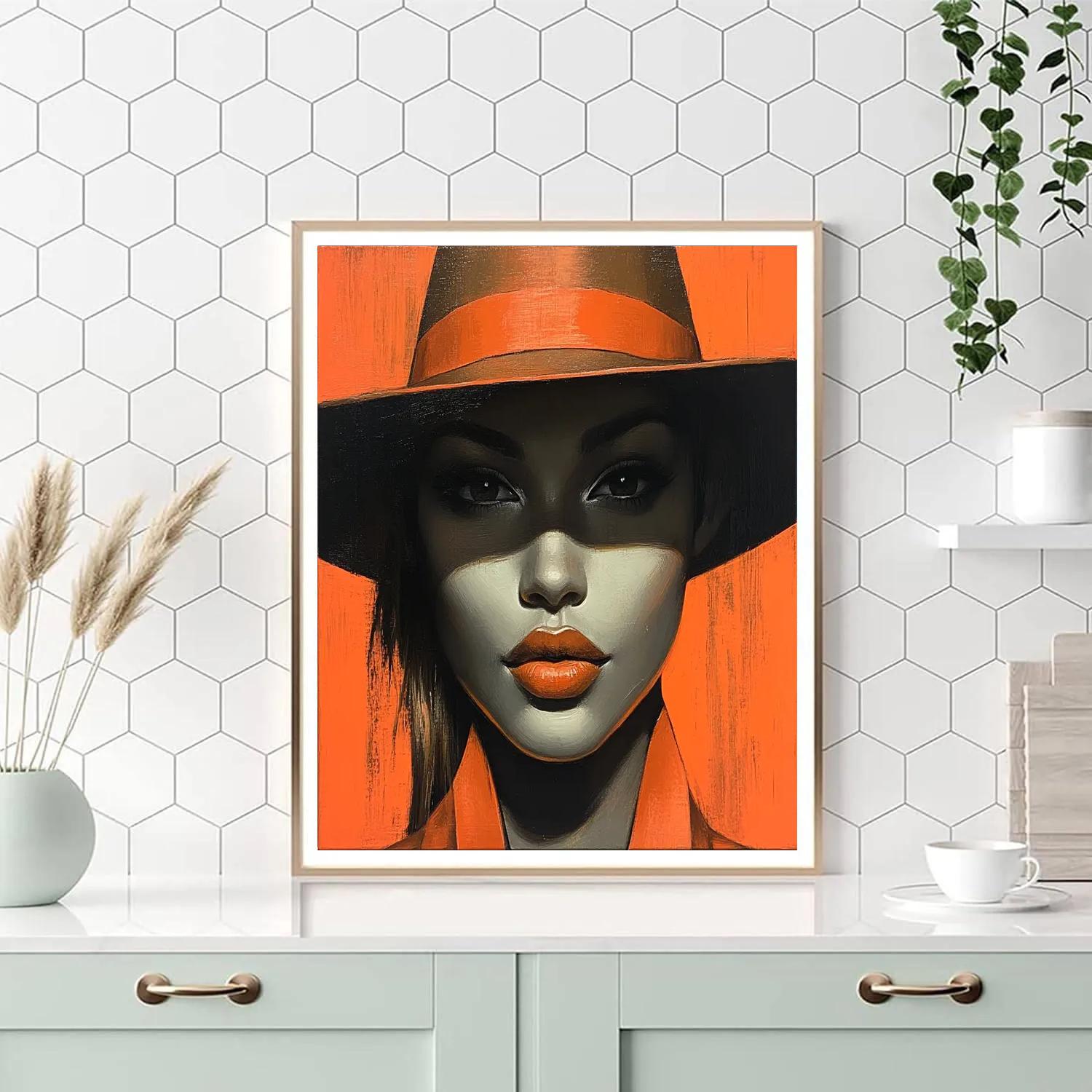 Amedeo Modigliani Inspired Reader With Hat DIY paint by numbers