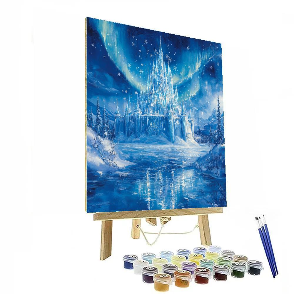 Elsa’s Magical Ice Castle - Disney Inspired Painting by numbers kit