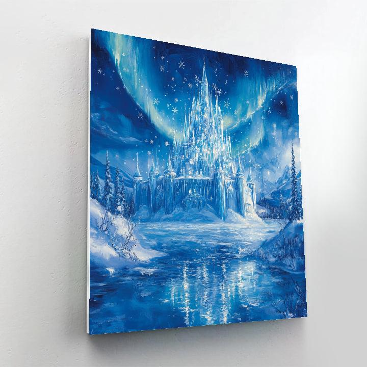 Elsa’s Magical Ice Castle - Disney Inspired Painting by numbers kit
