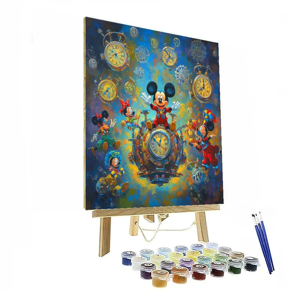 Mickey Mouse’s Adventure In Time - Disney Inspired Painting by numbers kit