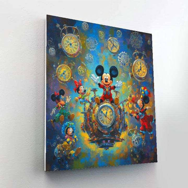 Mickey Mouse’s Adventure In Time - Disney Inspired Painting by numbers kit