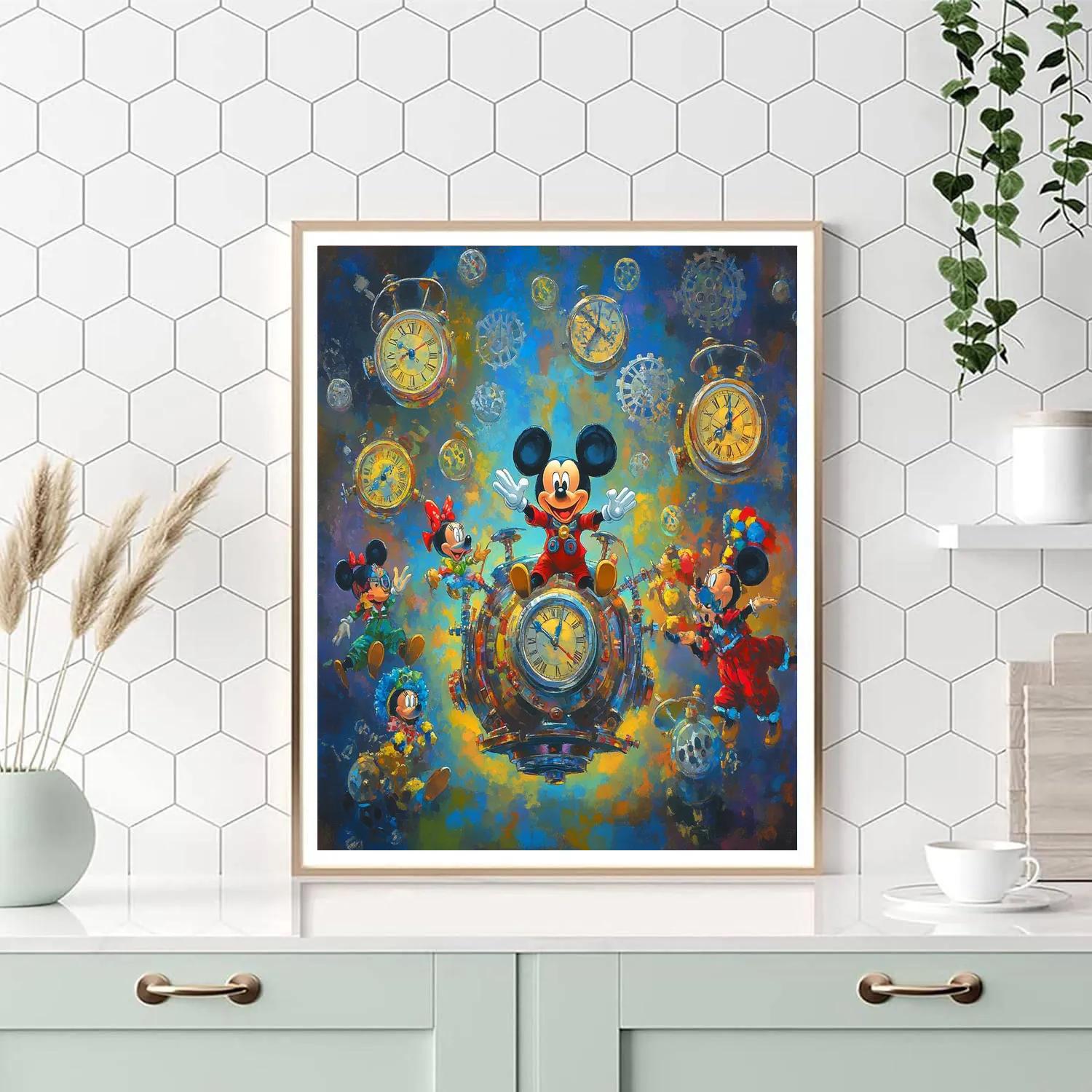 Mickey Mouse’s Adventure In Time - Disney Inspired Painting by numbers kit
