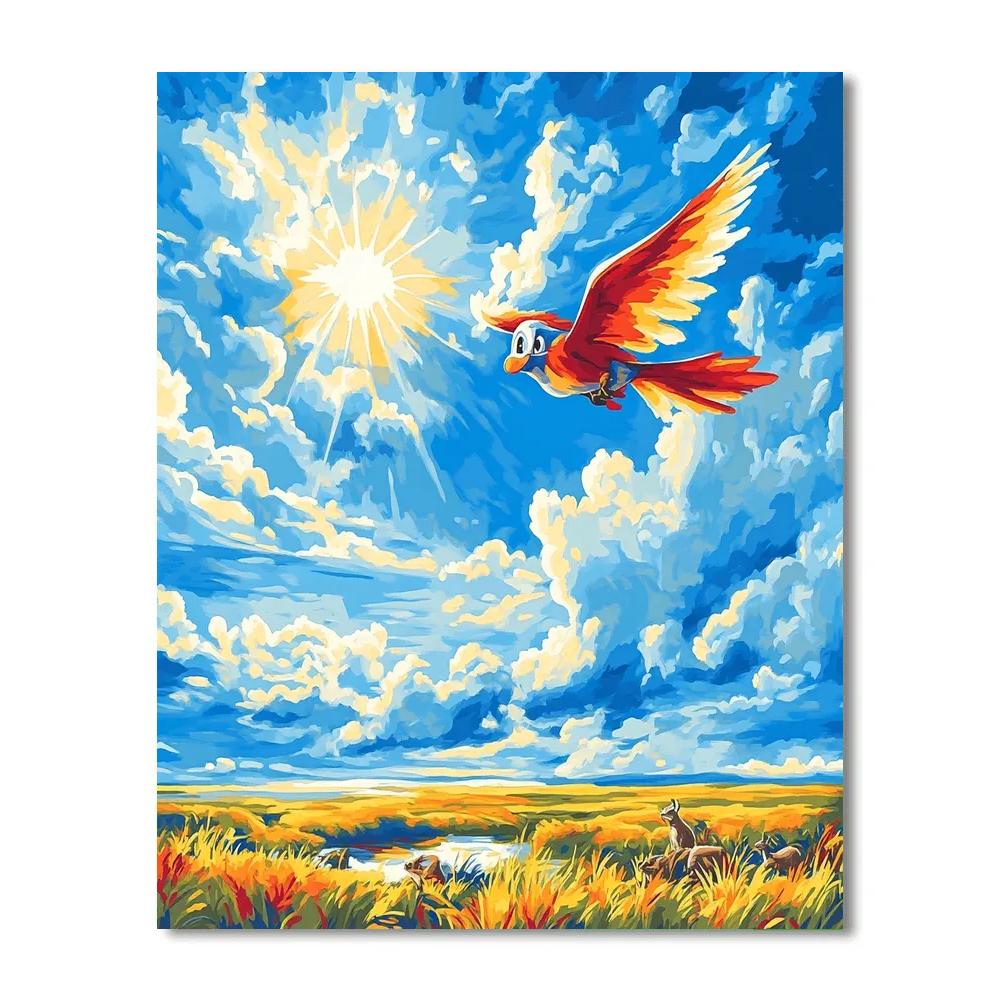 Zazu’s Sky Patrol - Disney Inspired painting number kit