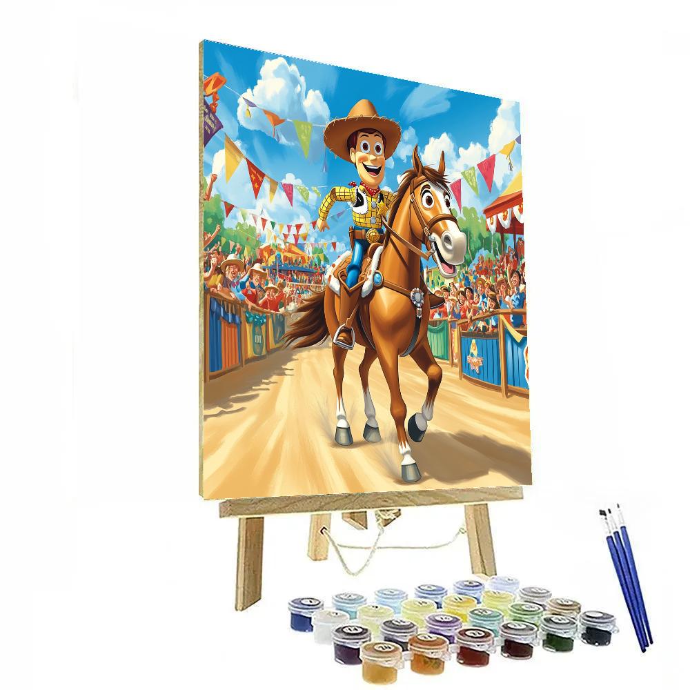 Woody’s Western Rodeo - Disney Inspired Paint by numbers kits