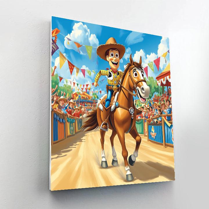 Woody’s Western Rodeo - Disney Inspired Paint by numbers kits