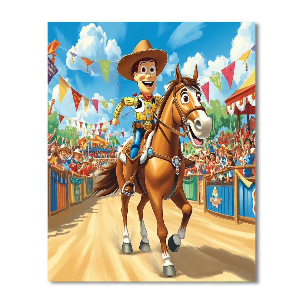 Woody’s Western Rodeo - Disney Inspired Paint by numbers kits