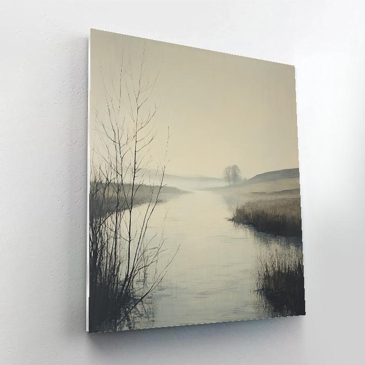 Homer Dodge Martin Inspired Mist River Morning paint by numbers