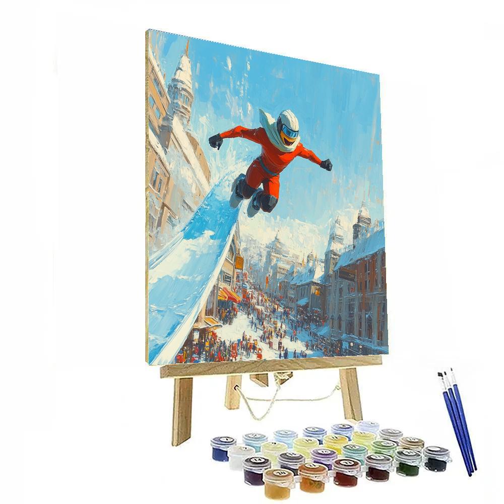 Frozone’s Cool Chase - Disney Inspired Paint by numbers kits