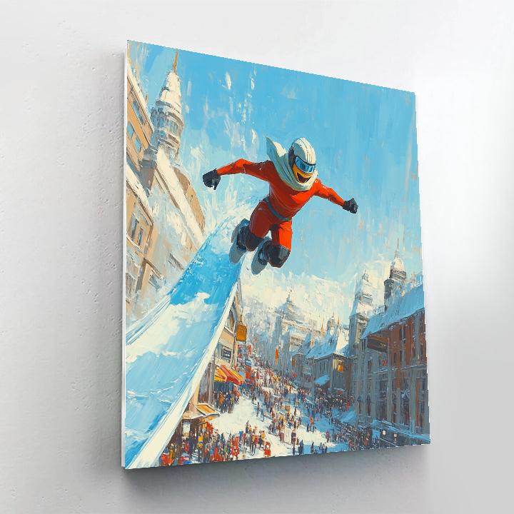 Frozone’s Cool Chase - Disney Inspired Paint by numbers kits