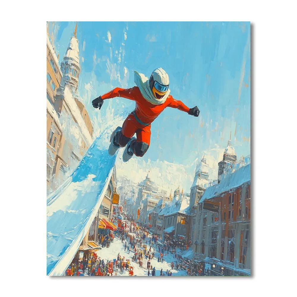 Frozone’s Cool Chase - Disney Inspired Paint by numbers kits