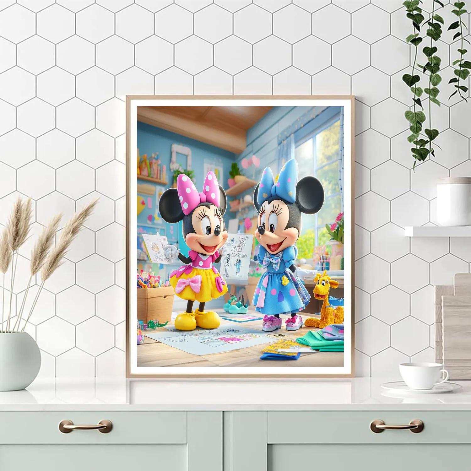 Daisy And Minnie’s Fashion Fun - Disney Inspired paint by numbers