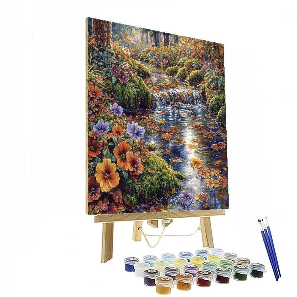 John Everett Millais Inspired Autumn Brook Numbered painting kits