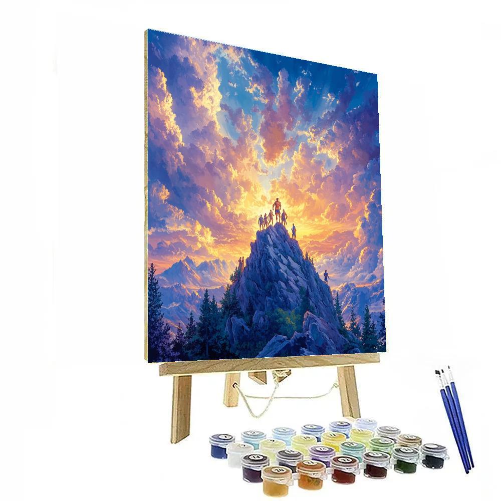 Hercules’s Great Hero Challenge - Disney Inspired Number painting