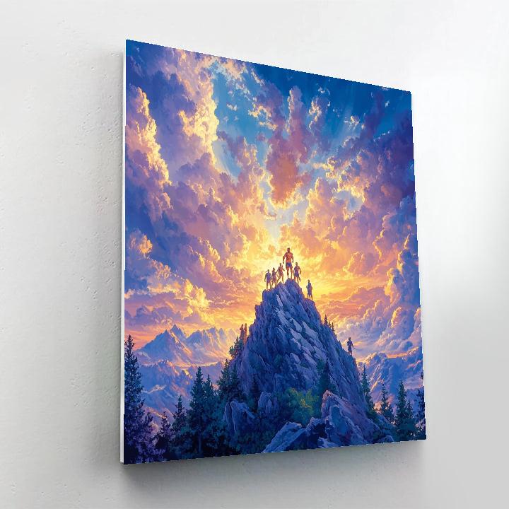 Hercules’s Great Hero Challenge - Disney Inspired Number painting