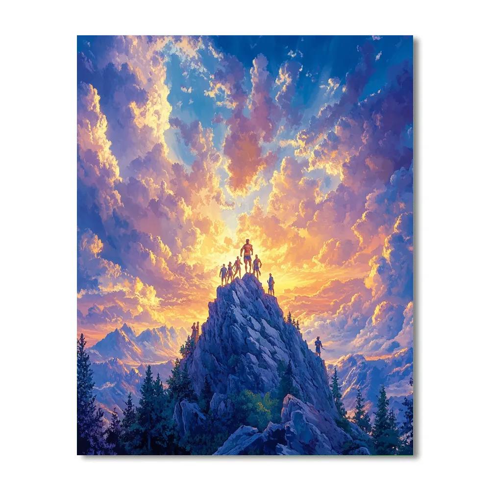 Hercules’s Great Hero Challenge - Disney Inspired Number painting
