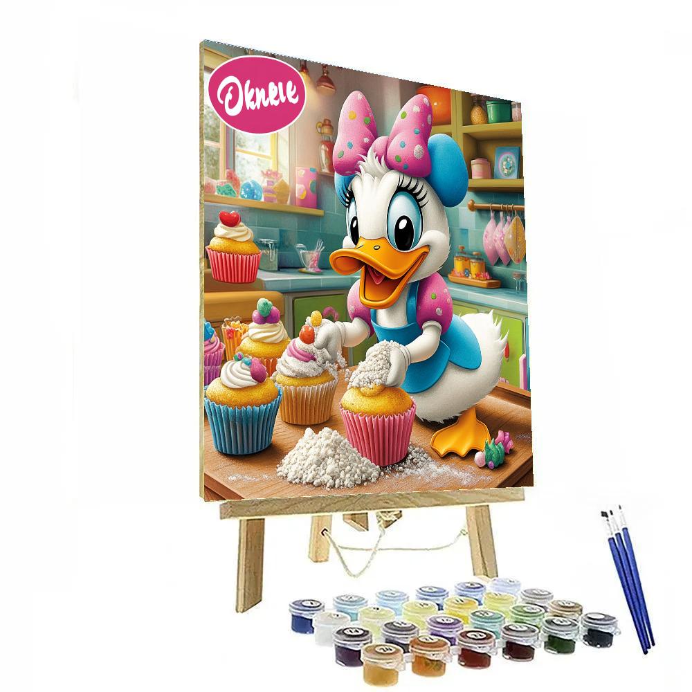 Daisy Duck’s Baking Day - Disney Inspired paint by number
