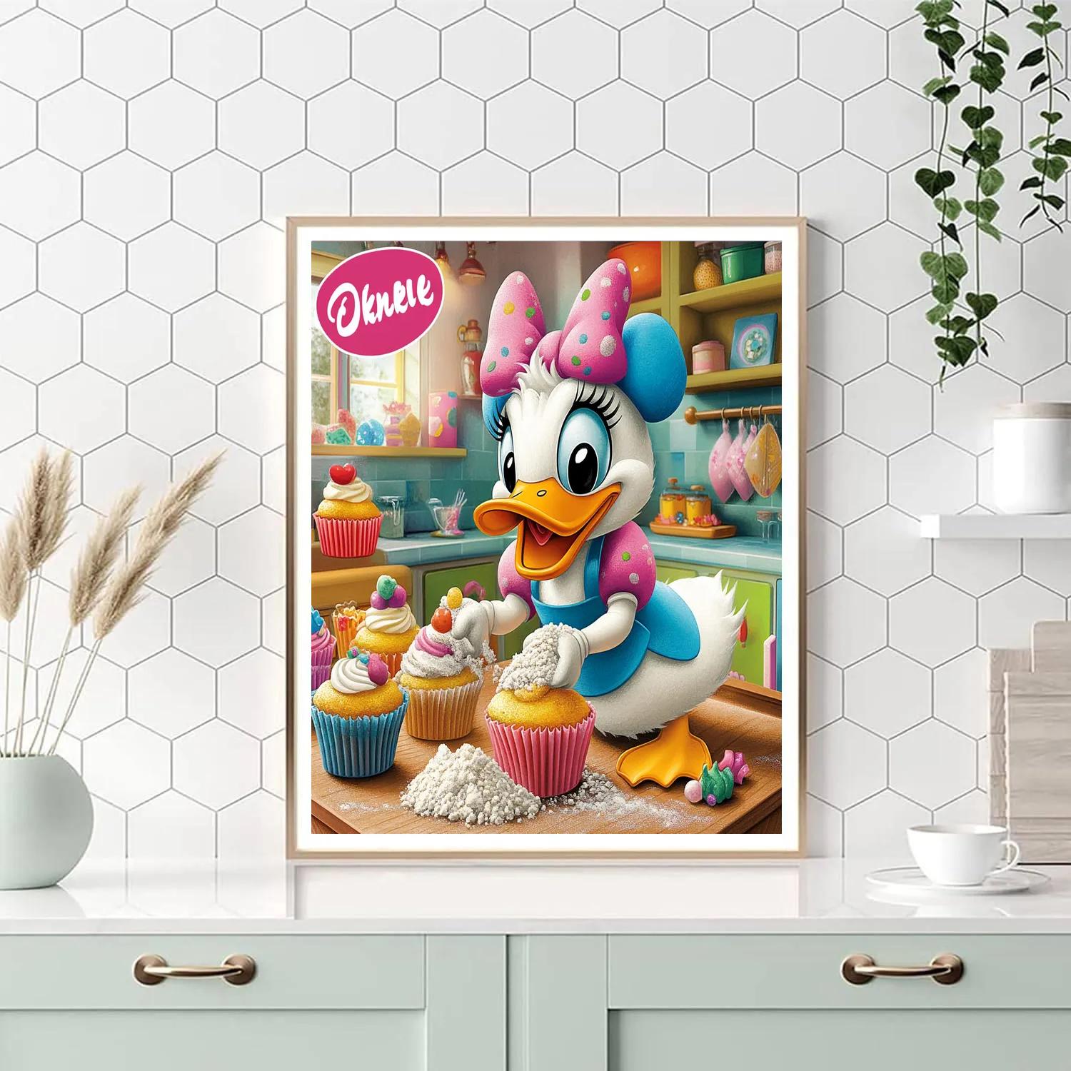 Daisy Duck’s Baking Day - Disney Inspired paint by number