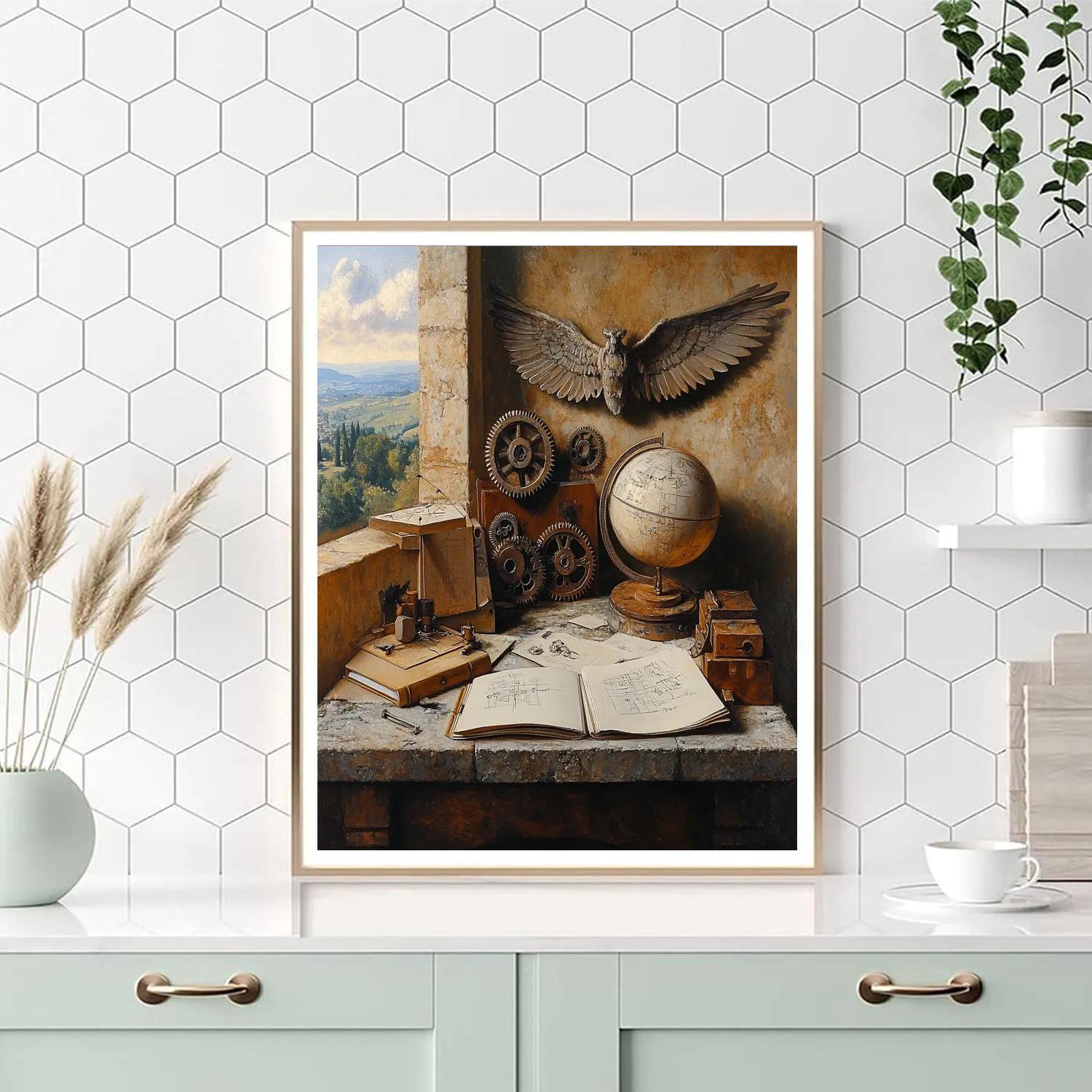 Leonardo Da Vinci Inspired Inventors Workshop paint by color