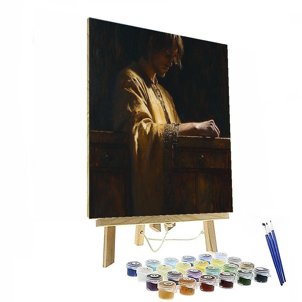 Rembrandt Inspired Merchant Portrait Painting by numbers kit