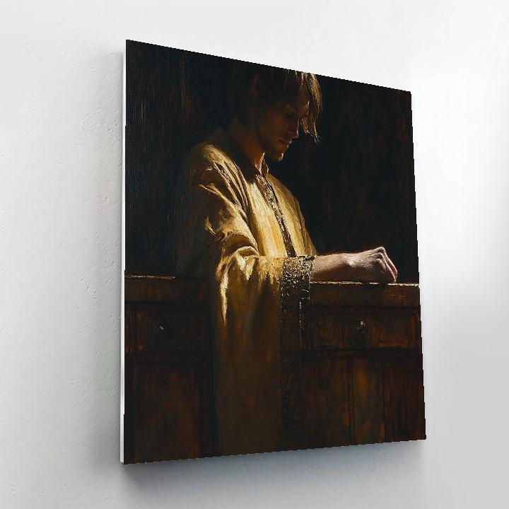 Rembrandt Inspired Merchant Portrait Painting by numbers kit