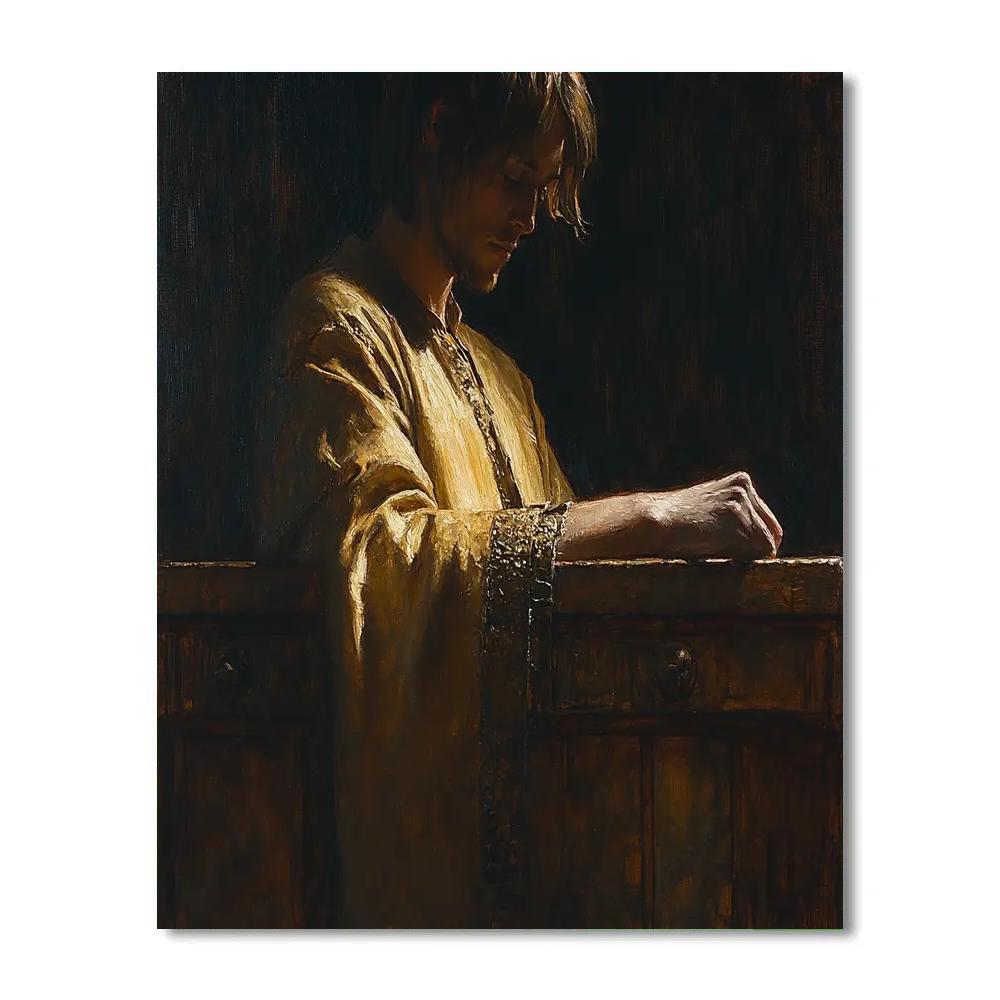 Rembrandt Inspired Merchant Portrait Painting by numbers kit