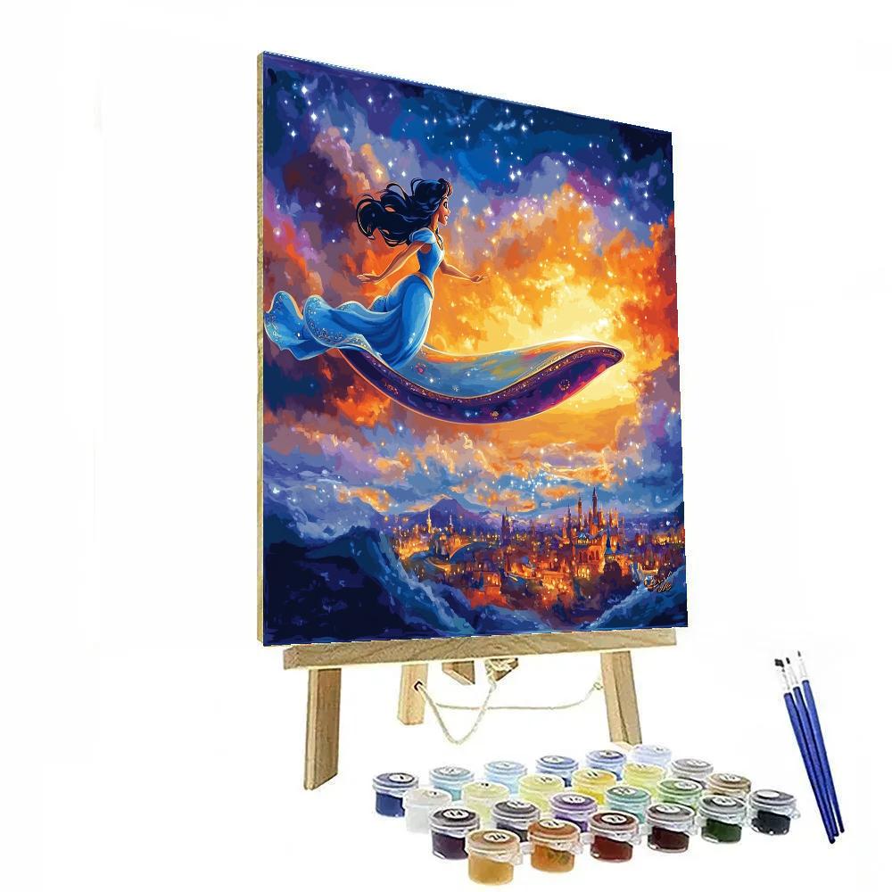 Jasmine’s Magic Carpet Adventure - Disney Inspired Paint by numbers kits