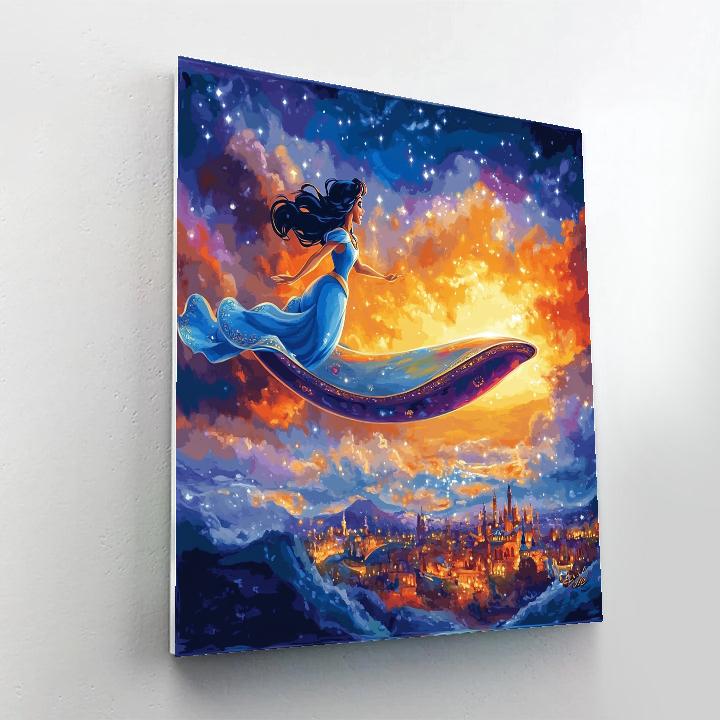 Jasmine’s Magic Carpet Adventure - Disney Inspired Paint by numbers kits